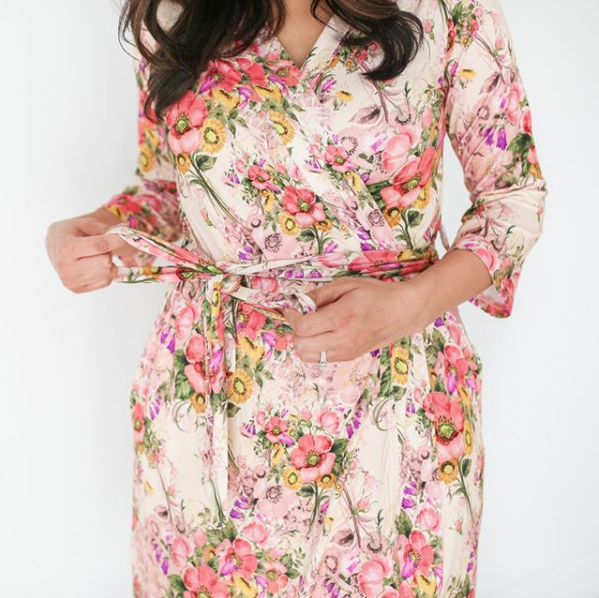 floral print womens robe for mom
