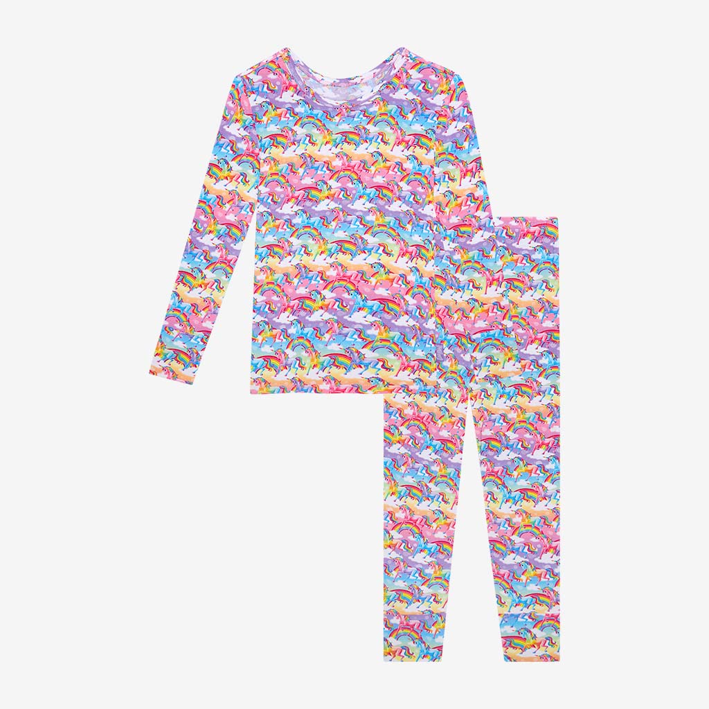 Unicorns Multi Long Sleeve Toddler Pajamas