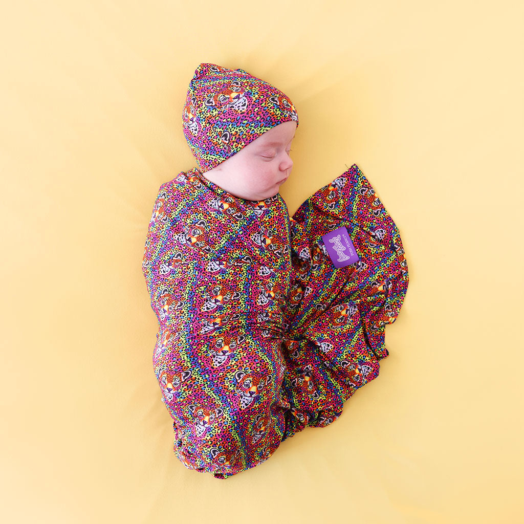 Lisa Frank Hunter Swaddle Beanie Set