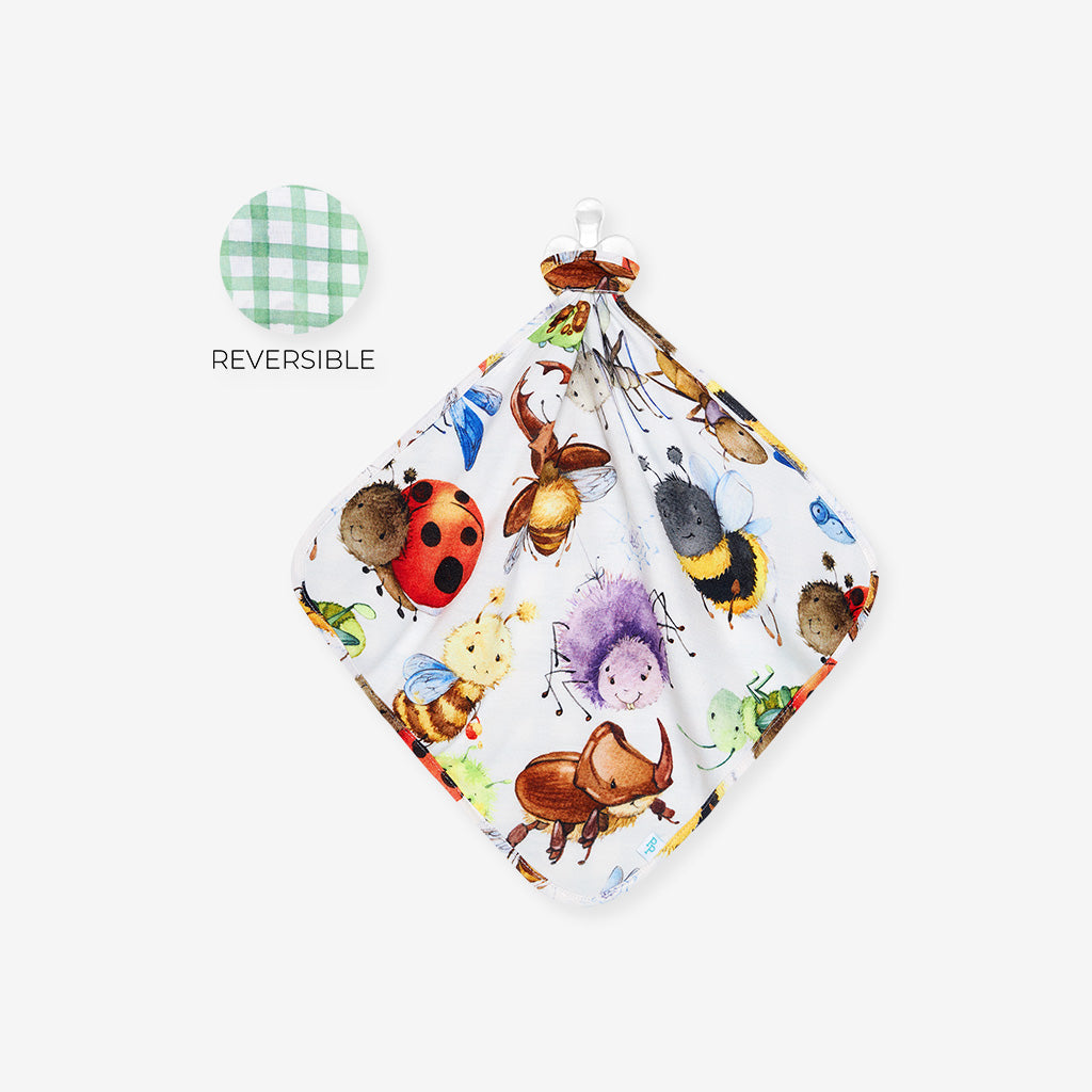 Bugs White Reversible Baby Lovey