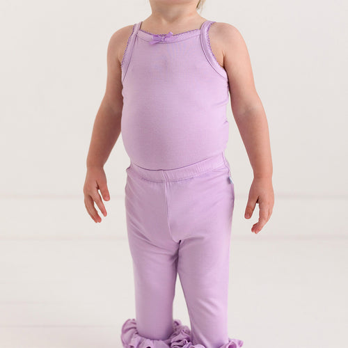 Raya Purple Picot Bodysuit