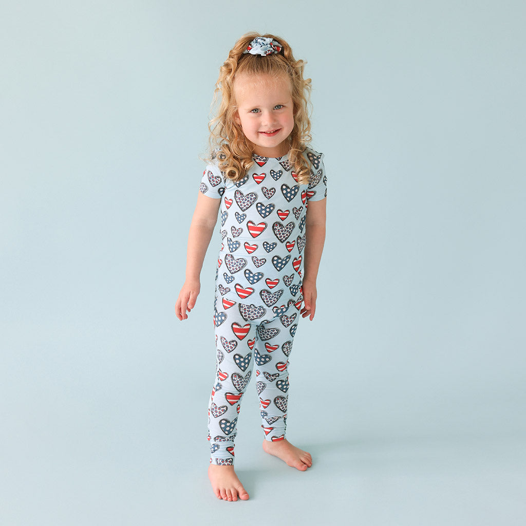 Posh Peanut Queen of Hearts 2 piece PJs - purchases 3T