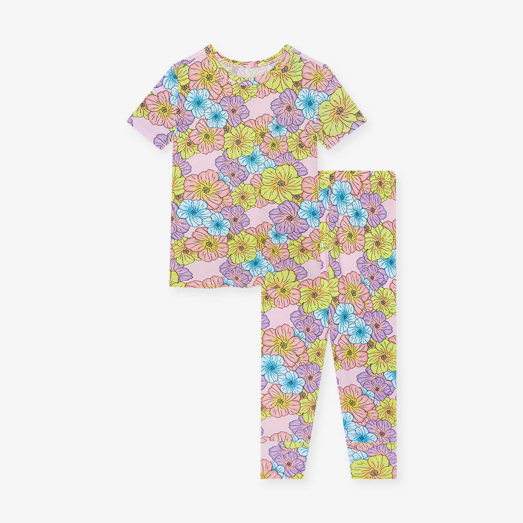 POSH 2024 PEANUT toddler girl 3T short sleeve & short pajamas.