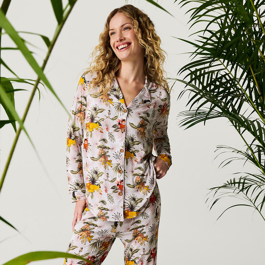 Lion King Green Luxe Womens Pajamas Disney Mighty King