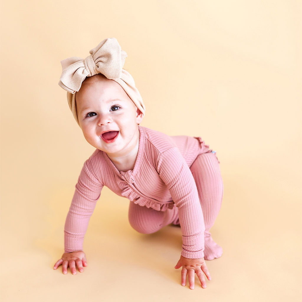 The Rosie Boho Pants- Baby Pink