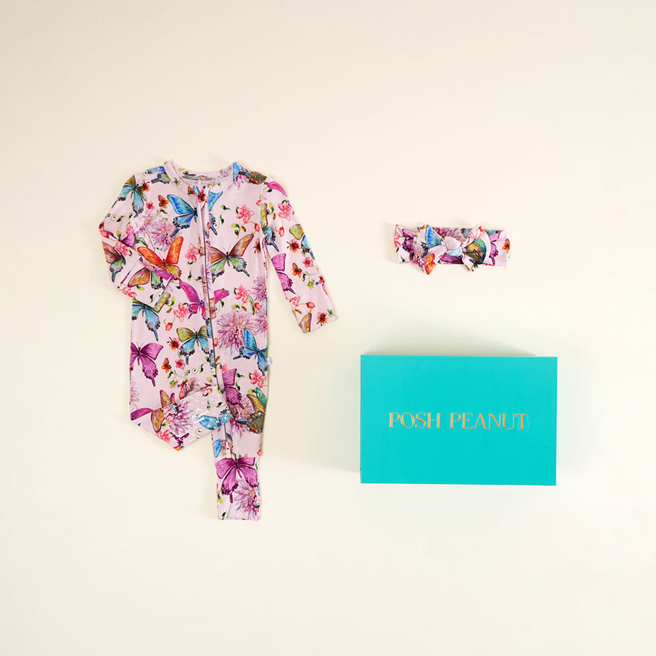 Watercolor Butterfly Essential 2-Piece Gift Set with Box