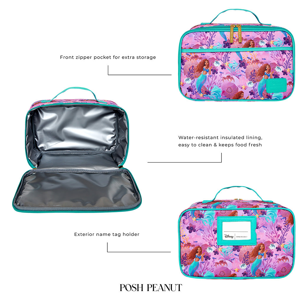 Disney The Little Mermaid Lunch Box for Girls - Bundle with Insulated Ariel  Lunch Bag, Stickers, More Little Mermaid Lunch Box