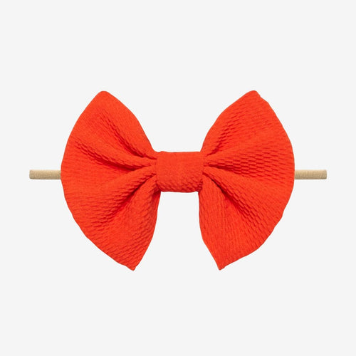 Orange Lulu Nylon Headband
