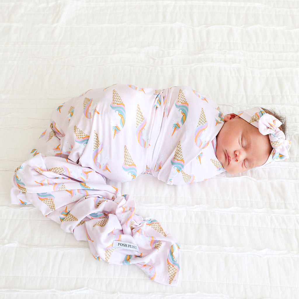 Posh peanut twirl & swaddle set fashion