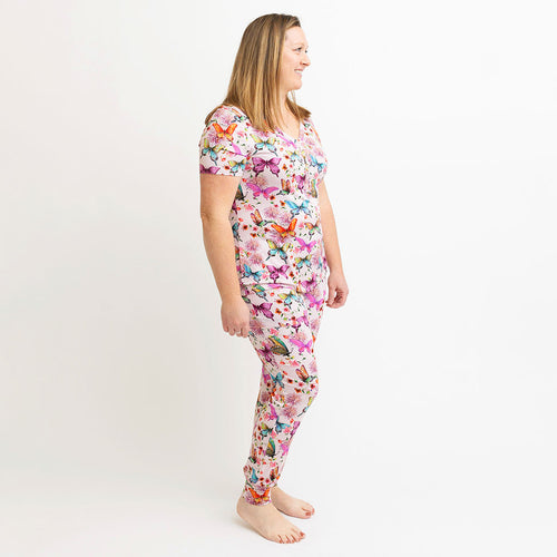 Watercolor Butterfly Women's Pajama Set
