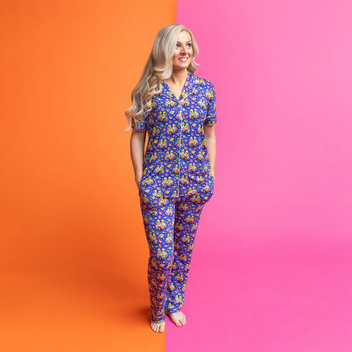 Lisa Frank® Zoomer & Zorbit Women's Luxe Pajama Set