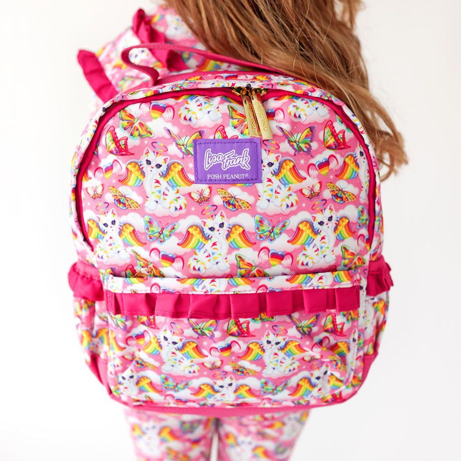 Lisa Frank® Angel Kitty™ Ruffled Mini Backpack