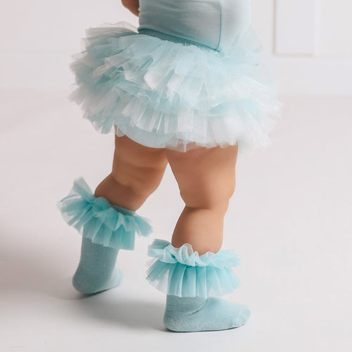 Starry Blue Tulle Bloomer
