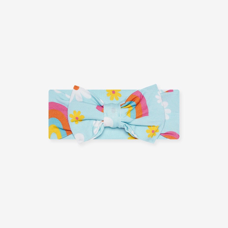 Dancing Daisies Luxe Bow Headwrap