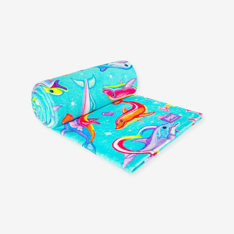 Lisa Frank® Dancing Dolphins™ Beach Towel