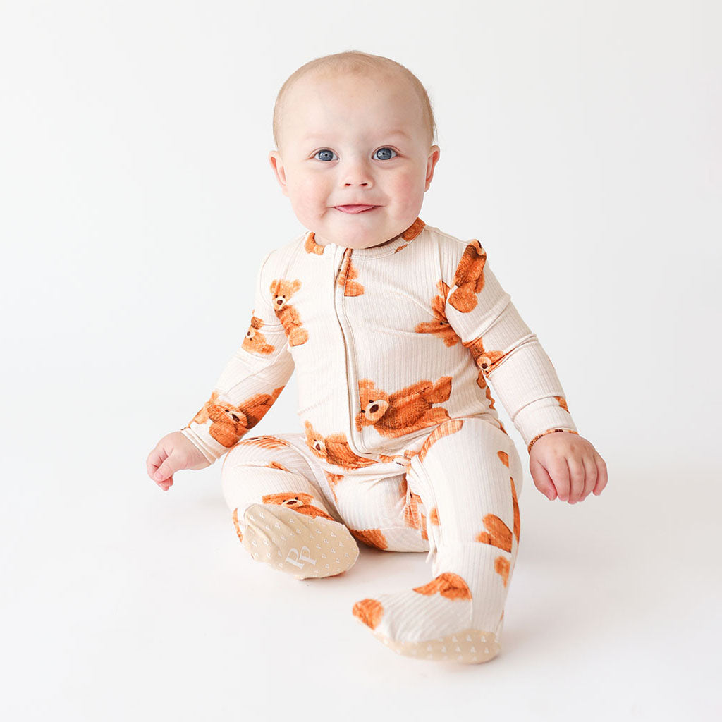 Baby Boy Footed Pajamas | Posh Peanut – poshpeanut.com