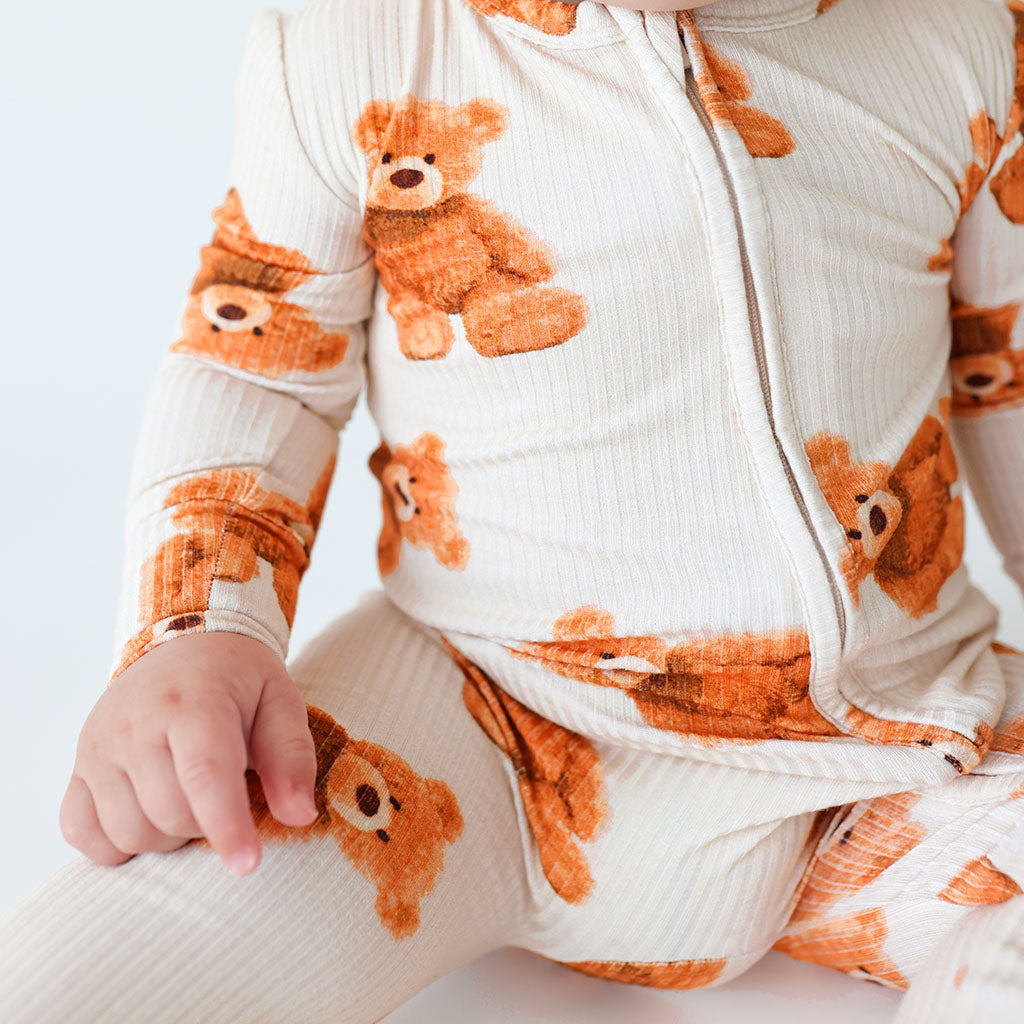 teddy bear footie pajamas