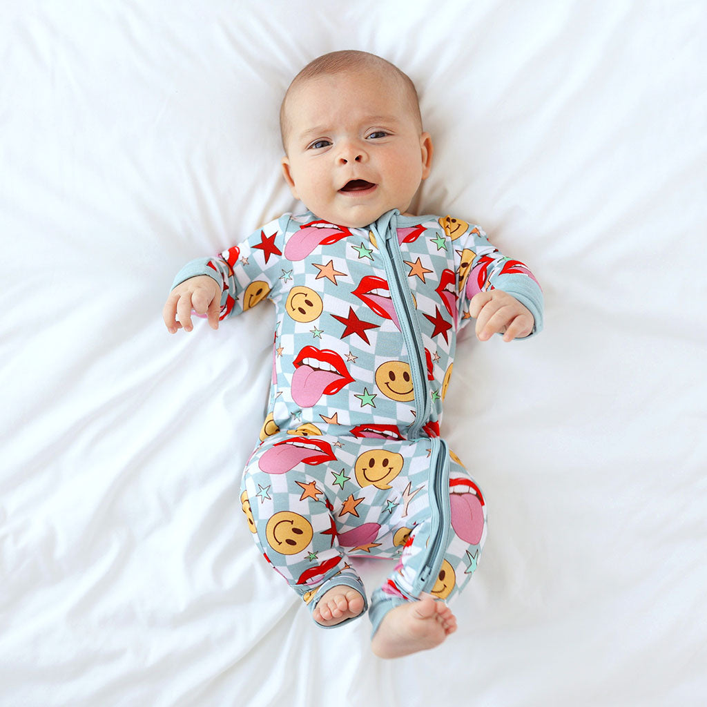 Baby Swaddle Posh Peanut Baby Boy Bamboo Footie Pajamas Ultra