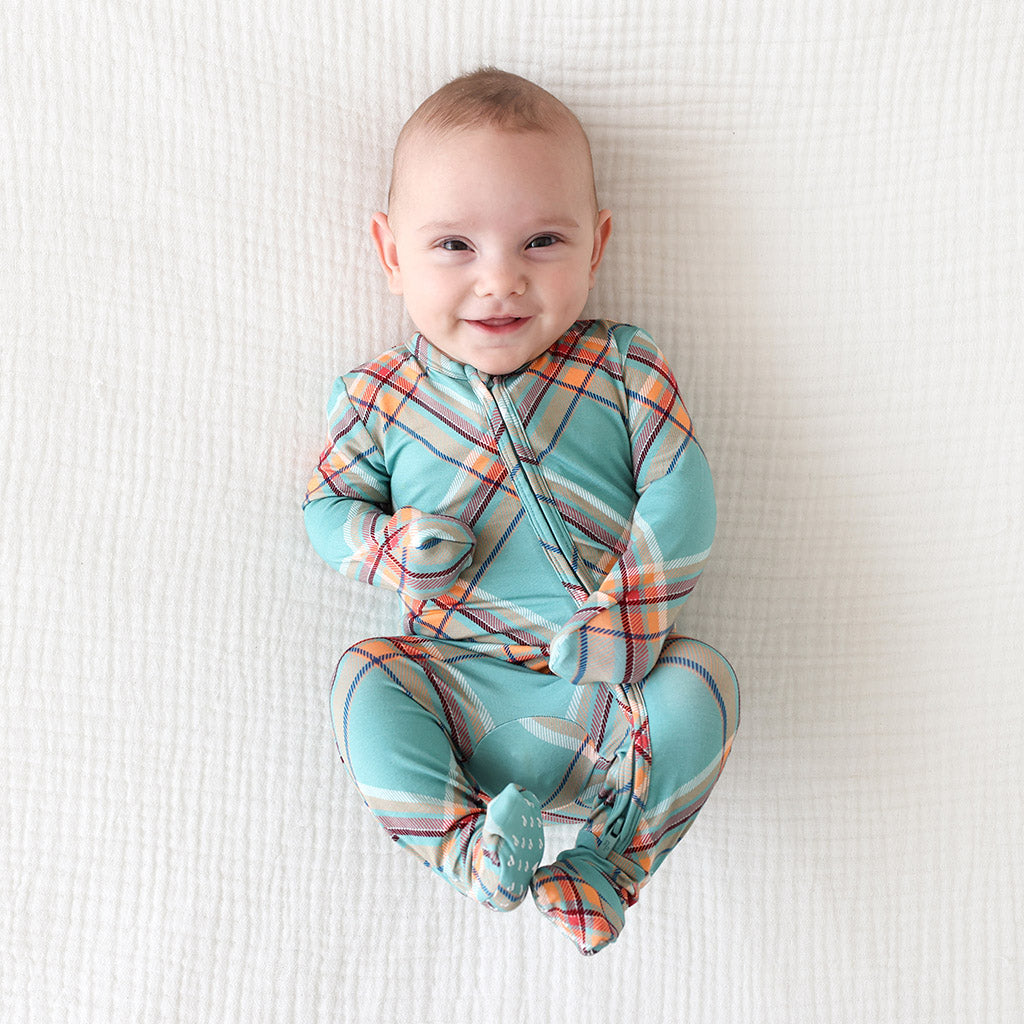 Baby Boy Footed Pajamas | Posh Peanut – poshpeanut.com