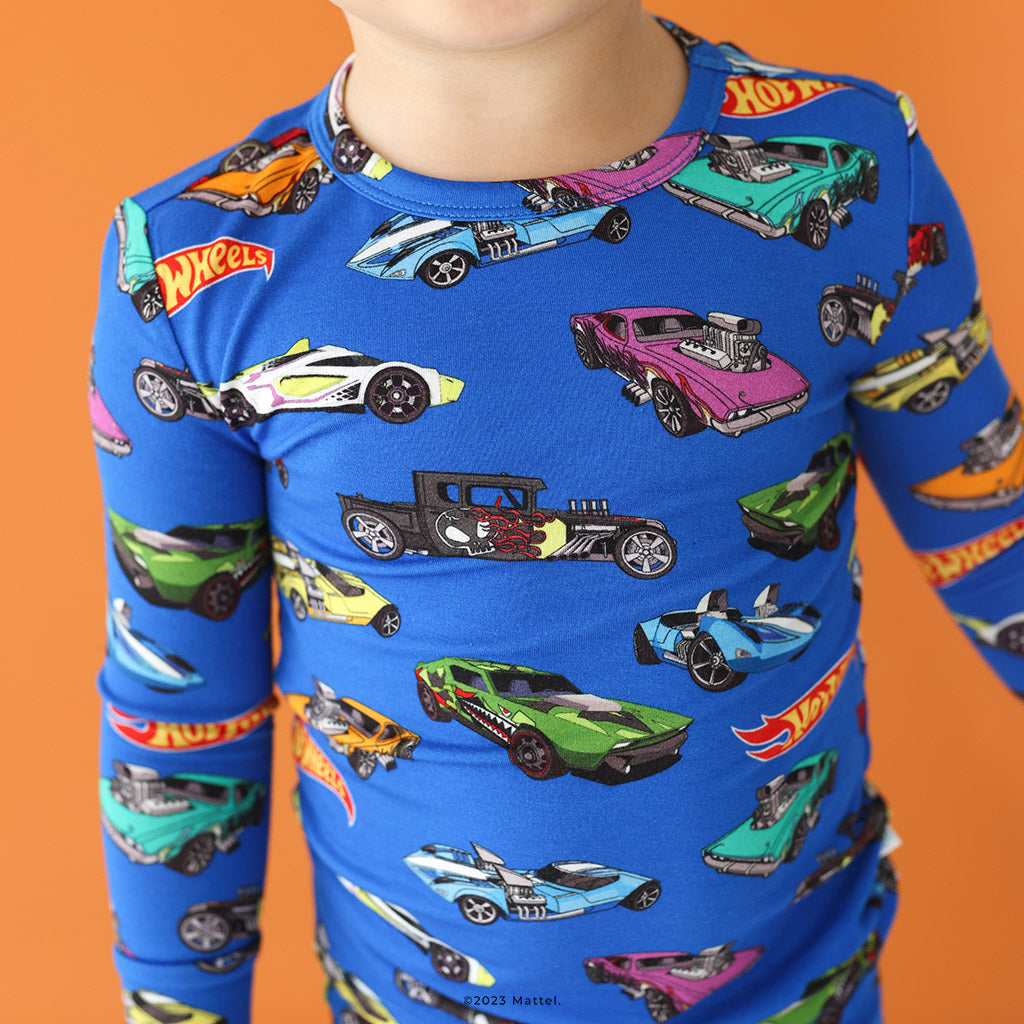 Posh peanut hot wheels long sleeve deals pjs