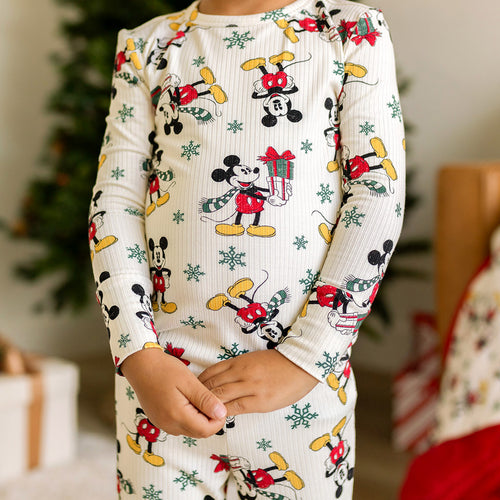 Disney Mickey Mouse Holiday Long Sleeve Pajamas