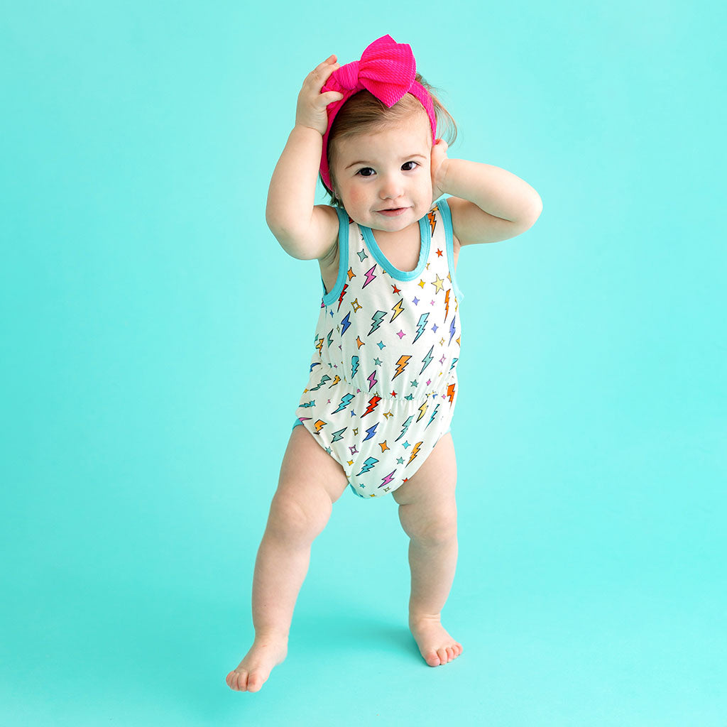 Baby Girl Bubble Romper Posh Peanut
