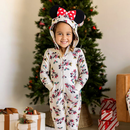 Disney Minnie Mouse Holiday Pacci™ Hooded Jumpsuit