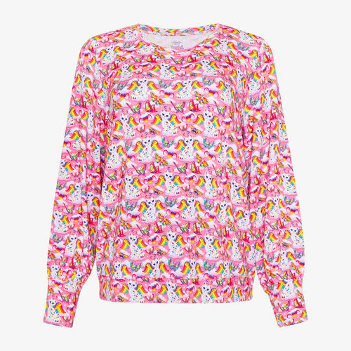 Lisa Frank® Angel Kitty™ Women's French Terry Sweatshirt