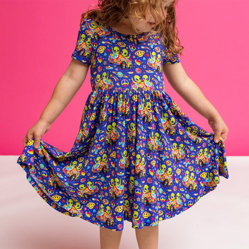Lisa Frank® Zoomer & Zorbit Twirl Dress