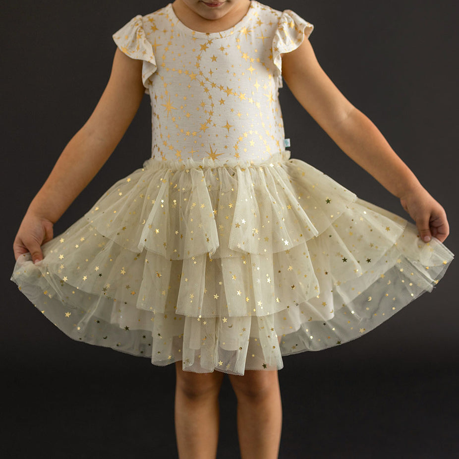 Spring Toddler Outfits | Girls Sleeveless Rainbow Ruffle Tulle Dress Multicolor / 3T