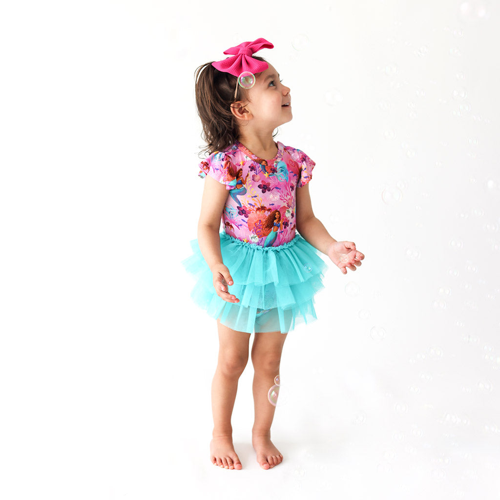 Disney Moana Infant Baby Girls Tulle Dress And Headband 18-24