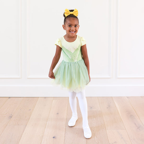 Tiana tutu dress with green LED deals lights