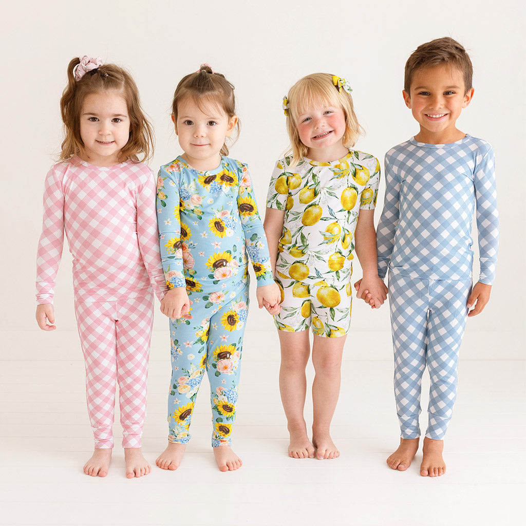 Posh Peanut Arev sunflower pajama set outlet 3T