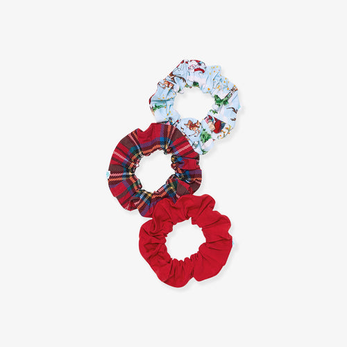 Pere Noel Scrunchie Set