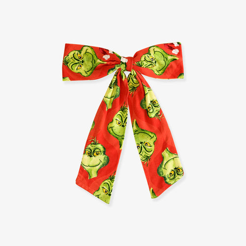 Dr. Seuss The Grinch Luxe Bow Hair Clip