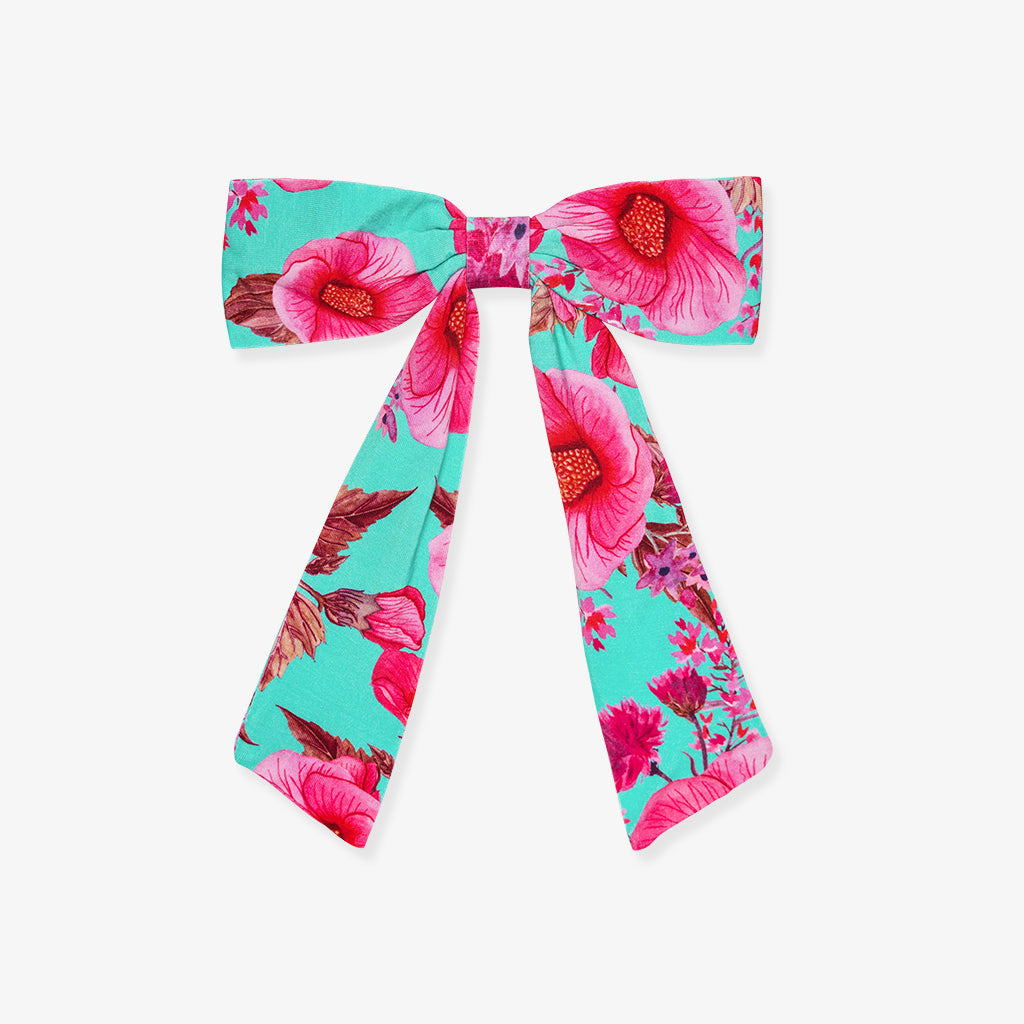 Floral Pink Baby Girl Bows Kienna