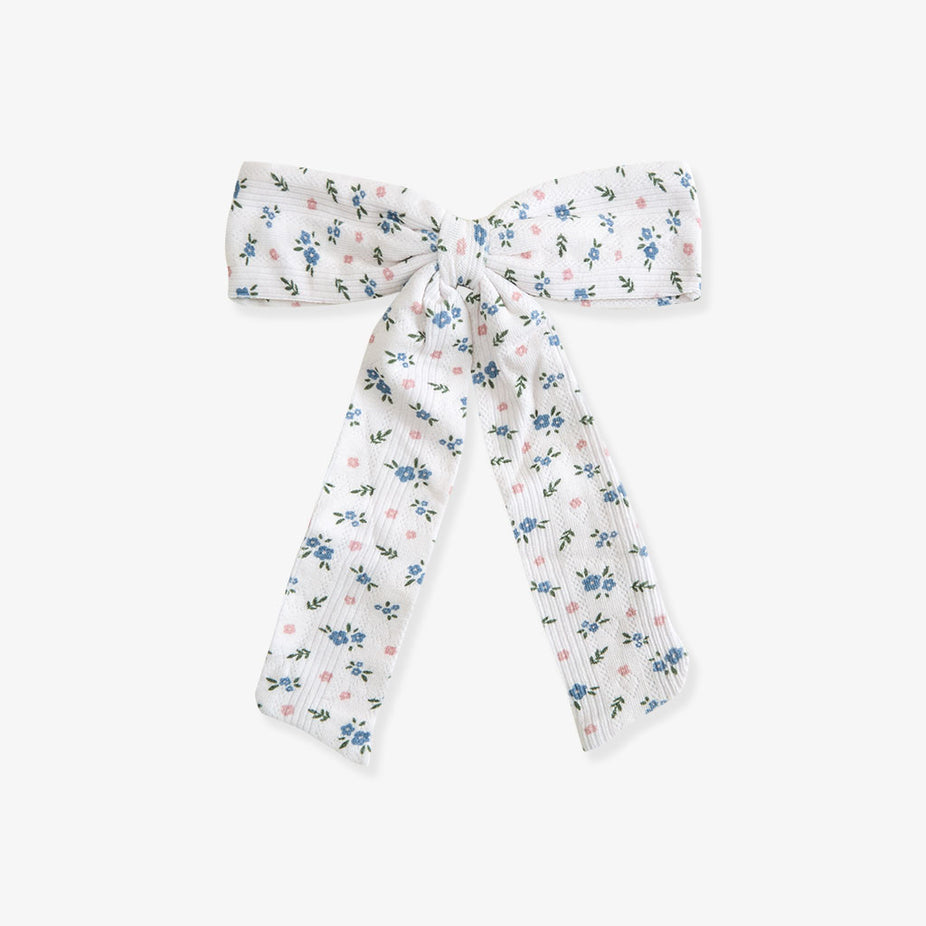 Camberly Pointelle Luxe Bow Hair Clip