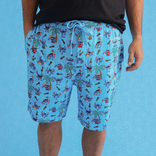 Disney Tropical Stitch Men's Sleep Shorts