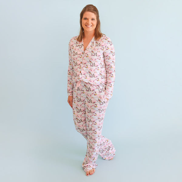 Posh Peanut Hello Kitty Unicorn Mom & baby matching offers pjs