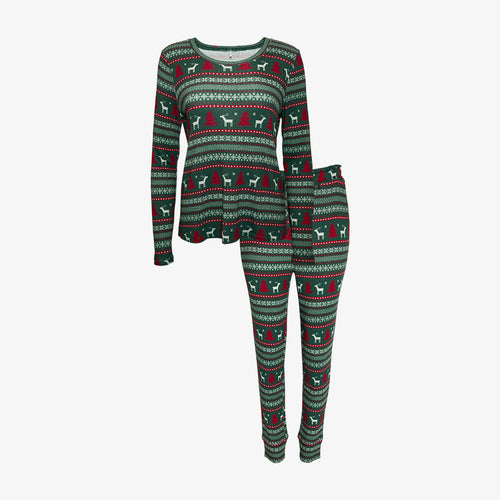 Holiday Fair Isle Women's Scoop Loungewear