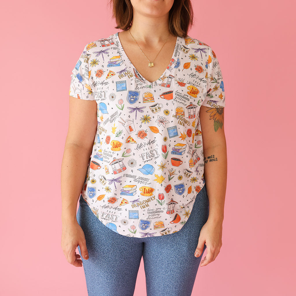 Gilmore V Neck Tee