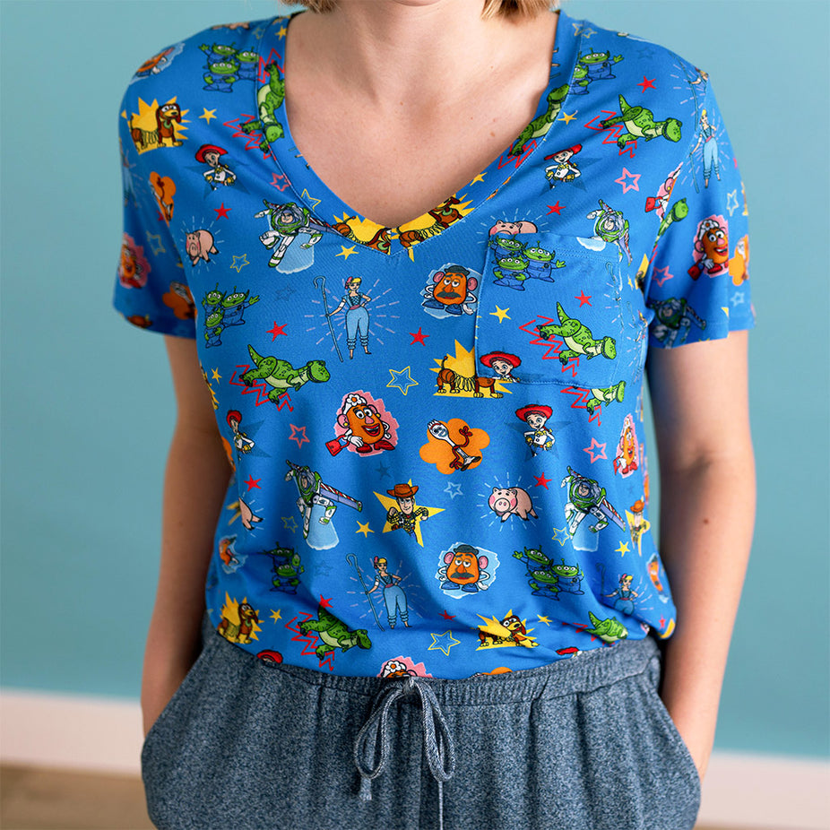 Disney Toy Story Women's V-Neck Tee