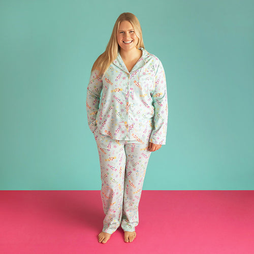 Posh Nutcracker Women's Flannelette Pajama Set