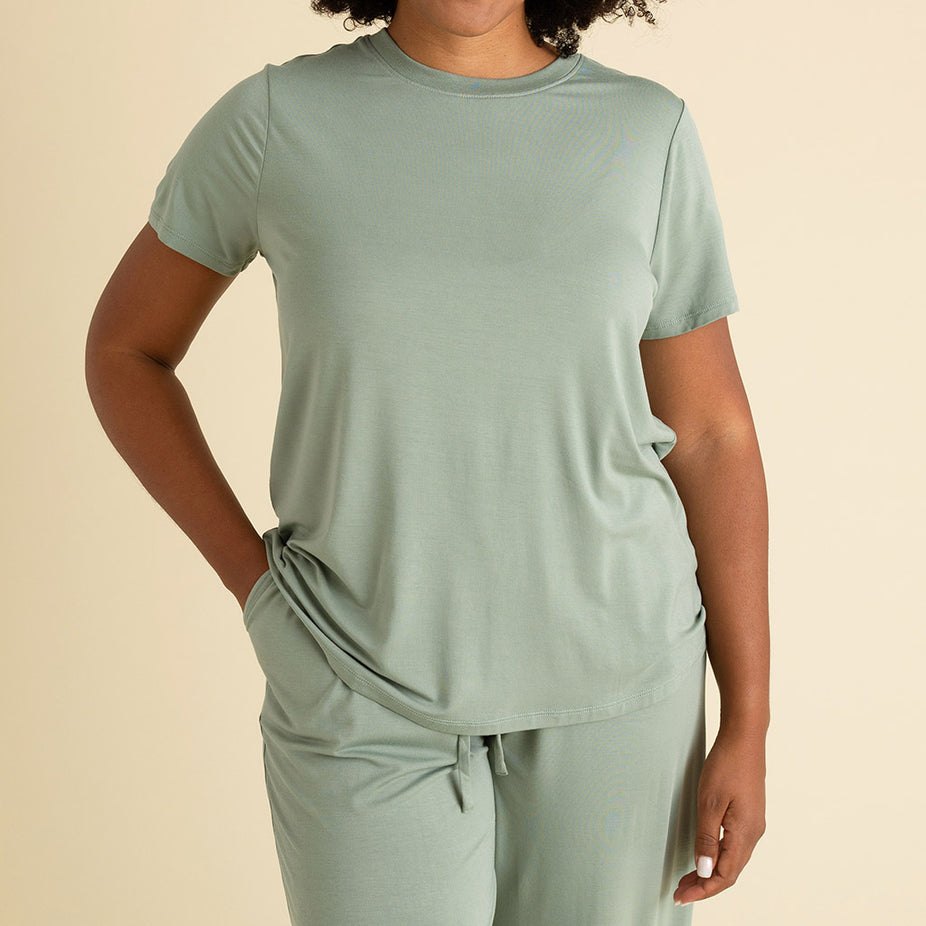 Soft Jade Women's Crew Neck Tee