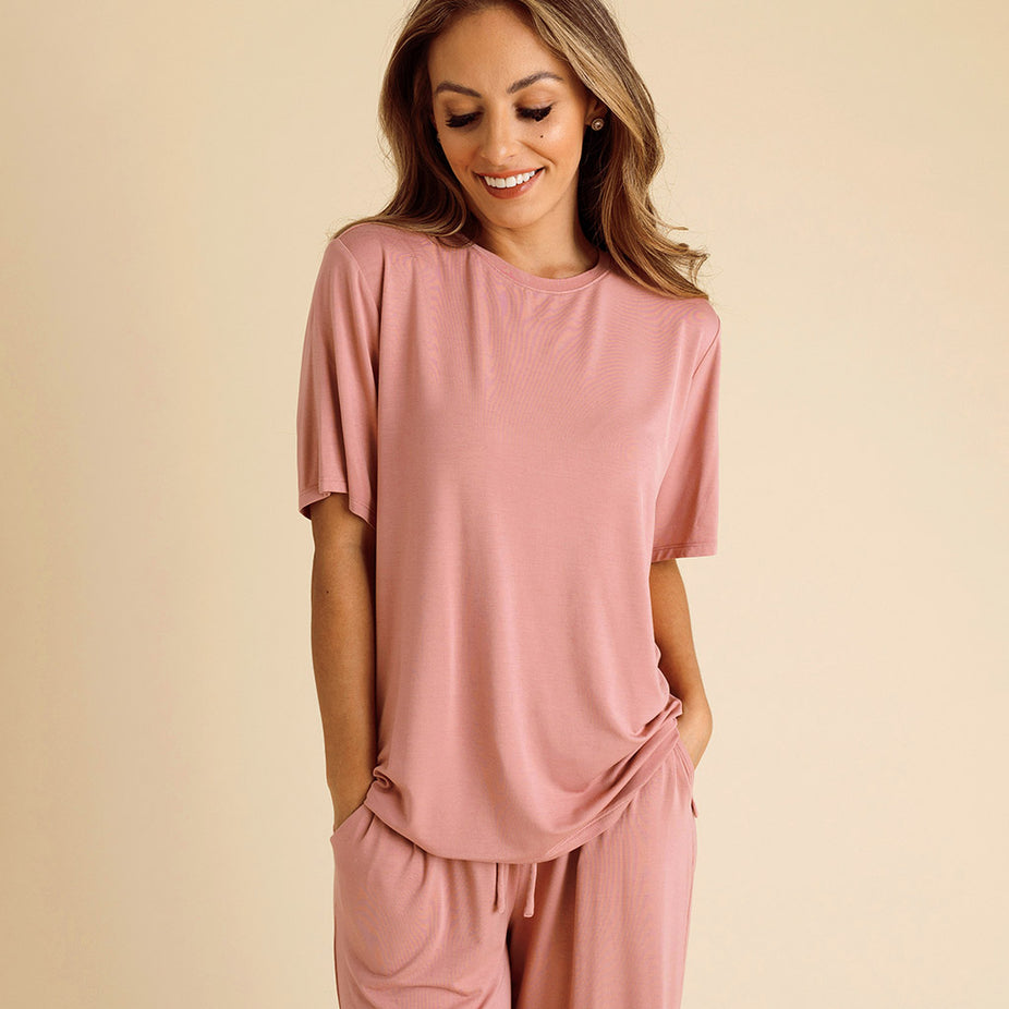 Dusty Rose Women's Loose Tee