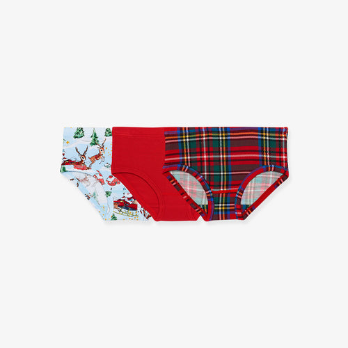 Pere Noel Girls' Brief Set