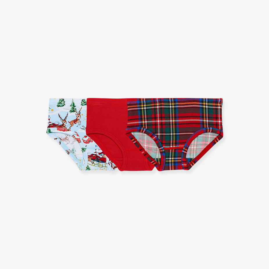 Pere Noel Girls' Brief Set