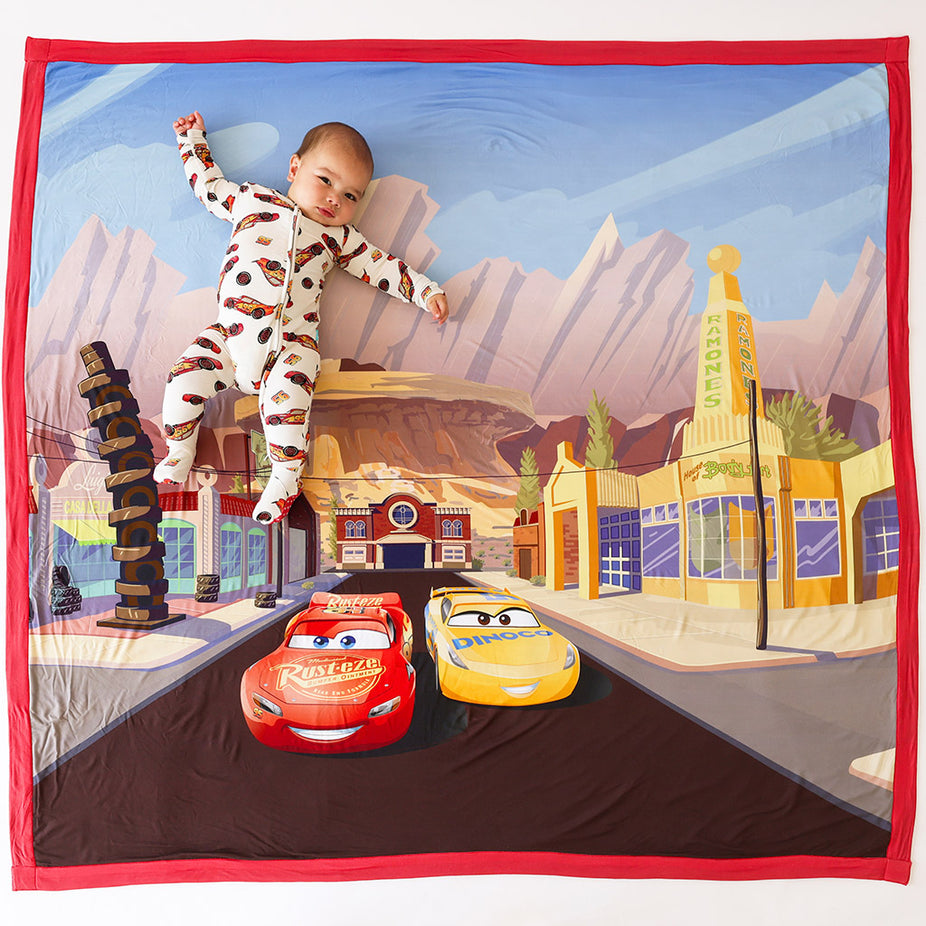 Disney Lightning McQueen & Radiator Springs Luxe Patoo® Blanket