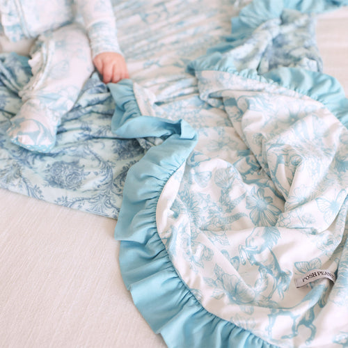 Charlotte Anne & Ava Jane Ruffled Luxe Patoo® Blanket