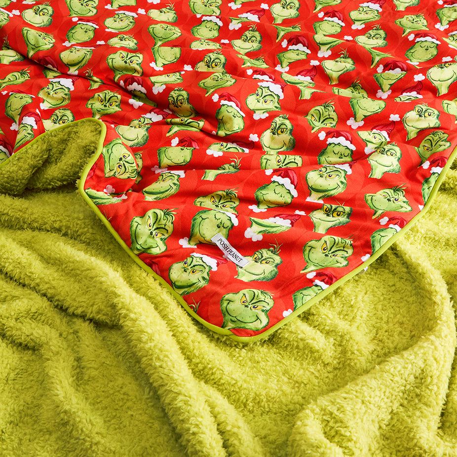 Dr. Seuss The Grinch Luxe Plush Patoo® Blanket